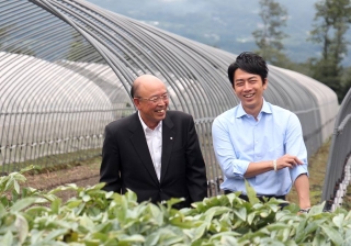 進次郎@群馬農業視察