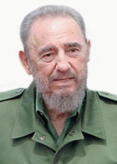 ▲キューバ革命の主人公、フィデル・カストロ前議長(ウィキぺディアから)