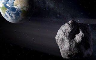 ▲小惑星、2012DA14、地球に急接近(NASAのHPから)