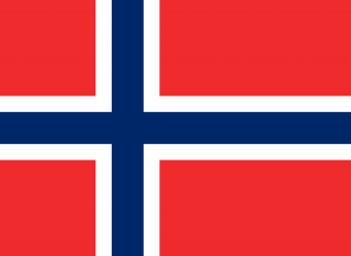 ノルウェーの国旗（ウィキぺディアから）