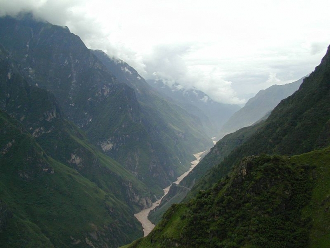 デービッド・スネドン氏が消息を絶った中国雲南省の虎跳峡（出所：Wikipedia）