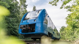 ▲アルストム社が開発した水素列車(アルストム社の公式サイトから、2019年1月23日)