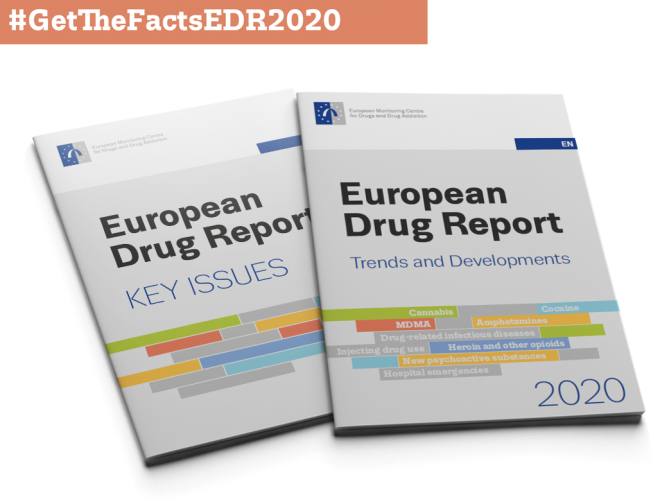 ▲EMCDDAが22日に公表した「2020年麻薬報告書」